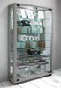 VCM Standvitrine Lumo 917745 Silber H. 91 x B. 59 x T. 18 cm Bild 3