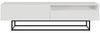 Selsey TV-Schrank VELDIO mit offenem Fach, Lamellenfronten und schwarzen Metallbeinen, 175 cm Bild 3