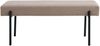Design Sitzbank NORDIC light-brown Stoff 100cm Eleganz & Modern Bild 2