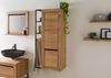Badschrank Wildeiche / Zerreiche 59x35x130 natur geölt MONTREUX #59 Bild 3