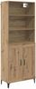 vidaXL Highboard 2 pcs Artisan-Eiche Holzwerkstoff 3403590 Bild 2