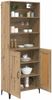 vidaXL Highboard 2 pcs Artisan-Eiche Holzwerkstoff 3403590 Bild 3
