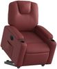 vidaXL Relaxsessel mit Aufstehhilfe Elektrisch Weinrot Kunstleder 3204448 Bild 3