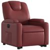 vidaXL Relaxsessel mit Aufstehhilfe Elektrisch Weinrot Kunstleder 3204448 Bild 4
