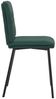 vidaXL Esszimmerstühle 2 Stk. Dunkelgrün Samt 4101246 Bild 5