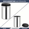 Sensor Mülleimer Küche 30L Edelstahl - Automatik Bewegungssensor Klemmring | Smarter Abfalleimer mit Deckel Müllbehälter Kücheneimer Bild 4