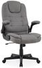 Intimate WM Heart Chefsessel Ergonomisch Bürostuhl mit Klappbaren Armlehnen, Stoff Stuhl mit Wippfunktion, Höhenverstellbar Drehstuhl Bild 2