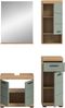 Xonox Scout Badkombination (B/H/T: 112x191x34 cm) in Salbei und Artisan Eiche Nachbildung Bild 3