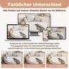 Merax Schlafsofa mit Schlaffunktion, Multifunktionales Sofa mit Hocker, Boneless Couch, Klappsofabett für Wohn/Arbeits/Schlafzimmer 1 Teile, 2-in-1 Sofa-Bett mit Cordstoffbezug inkl. 3 Kissen, 173x176cm Bild 4