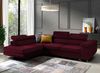 Ecksofa in L-Form Mediolan, L-förmige Eckcouch mit Schlaffunktion, ausziehbares Sofa, 1 Bettzeugbehälter, verstellbare Kopfstützen, (Monolith 69), 72 x 201 cm Bild 2