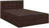AX LIVING Belinai Bettkasten Boxspringbett 160 Bett Braun 165 x 208 cm Bild 2