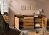 Sideboard Wildeiche 210x45x96 natur geölt PURE OAK #701 Bild 4