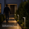 Star Trading Solar Wegeleuchte mit Bewegungsmelder – 500 Lumen & 70 lm Dauerlicht, LED warmweiß 3000K, Dämmerungssensor, 60 cm – Gartenleuchte für Wege & Einfahrten Bild 2