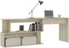Eckschreibtisch, Spanplatte Sonoma-Eiche, 200 x 50 x 76 cm Bild 3