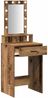 vidaXL Schminktisch mit Speicher Braun 50 x 41 x 140 cm Holzwerkstoff 865161 Bild 4