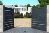 Vente-unique - PRIMO Eingangstor Metall Grau - B 4,6 cm x H 178 cm x L 300 cm Bild 2