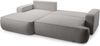 AX LIVING Ablia Sofa L Form mit Schlaffunktion Hellgrau 267 cm breit L Bild 5
