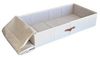 hausleben Organizer Große Unterbett-Aufbewahrungsbox, faltbar mit Griffen, verstärkt mit Karton - 90 x 45 x 18 cm Bild 5