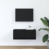 vidaXL TV-Schrank Schwarz Eichen-Optik 60x31x25,5 cm Holzwerkstoff 861492 Bild 3