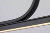 Rabalux 72127 LED Hängeleuchte ELIA 25W Aluminium mattschwarz, Acryl weiß 3000K B:120cm H:130cm Bild 4