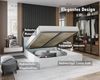 thematys Polsterbett Bett Stauraumbett aus Velours, 120x200, 140x200, 160x200, 180x200cm (MADE IN EU - mit hochwertigem Velours Bezug Trinity, Bettrahmen, Bett, Optional mit Matratze bestellbar, mit großen gepolsterten Kopfteil, mit Bettkasten zum aufk... Bild 2