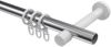 Gardinenstangen-Set Prestige Savio 100 cm, 1-läufig, 20 mm Ø Chrom Bild 3