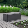 ELEGANO Gartenbox 60x132, Iron Grey / Grafit, Abschließbar, inkl. Einlegekörbe, Aluminium Bild 3