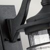 Außenleuchte, Wandlampe, Laterne, Stahl, H 46,2 cm Bild 3