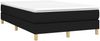 vidaXL Boxspringbett mit Matratze Schwarz 120x190 cm Stoff 3269666 Bild 2