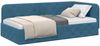 vidaXL Eckbettgestell Blau 100 x 200 cm Samt 42016542 Bild 3