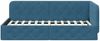 vidaXL Eckbettgestell Blau 100 x 200 cm Samt 42016542 Bild 5