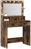 vidaXL Schminktisch Geräucherte Eiche 79 x 41 x 135 cm Holzwerkstoff 865086 Bild 3