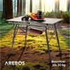 Arebos Campingtisch faltbar 120 x 70 cm | Klapptisch höhenverstellbar 58-78 cm | Camping Zubehör, Garten, Grill, Picknick | Camping Tisch klappbarer Falttisch | Reisetisch inkl. Tragetasche | Schwarz Bild 4