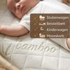 Stubenwagen Baby Matratzen Kinderwagen 75x35 cm - Matratze Beistellbett Babywiege Kindermatratze Oval Reisebett Nässeschutz Moseskorb Matraze 35x75 Kinderwagenmatratze Oeko-Tex Bild 3