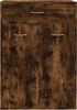vidaXL Schuhschrank Räuchereiche 60x35x84 cm Holzwerkstoff 815417 Bild 3