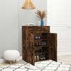 vidaXL Schuhschrank Räuchereiche 60x35x84 cm Holzwerkstoff 815417 Bild 4