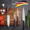 XL Premium Messerset 7-teilig Profi Kochmesser Küchenmesser Sehr Scharfe Klinge Bild 5