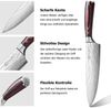 XL Premium Messerset 7-teilig Profi Kochmesser Küchenmesser Sehr Scharfe Klinge Bild 4