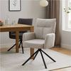 HTI-Living Esszimmerstuhl Esszimmerstuhl Kyra Beige 2er-Set (Set, 2 St), Drehstuhl Auto-Return Bild 5