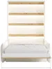 Vente-unique - RAPILI Bett Holz, Platte BeigeWeiß - B 151 cm239,2 cm x H 225,2 cm x L 188 cm Bild 5