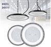 oyajia Deckenleuchte 200W LED Werkstatt Deckenleuchte 20000lm Superhelle UFO-Industrielampe, LED fest integriert, ‎Kaltweiß, 7000K LED-Strahler für Fabriken, Garagen, Lagerhallen, Baustelle Bild 4