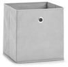 Aufbewahrungsbox mit Griffloch, Vlies - Hellgrau Bild 4