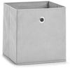 Aufbewahrungsbox mit Griffloch, Vlies - Hellgrau Bild 2