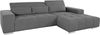 COTTA Ecksofa Orion L-Form, mit Recamiere, inkl. verstellbaren Kopfstützen und 3 Kissen Bild 3