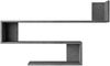 Wandregal Kitee 120 x 14,5 x 71,5 cm Betonoptik [en. casa] Bild 3