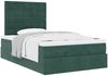 vidaXL Ottoman-Bett mit Matratzen Dunkelgrün 120x190 cm Samt 3313604 Bild 5