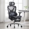 WAHSON OFFICE CHAIRS Bürostuhl Ergonom. Bürostuhl: Kopf-,Arm-,Lendenstütze,Fußstütze,90–135° Neigung Bild 2