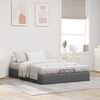 vidaXL Ottoman Bettgestell Dunkelgrau 152 x 203 cm Stoff 3403069 Bild 4