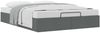 vidaXL Ottoman Bettgestell Dunkelgrau 152 x 203 cm Stoff 3403069 Bild 2