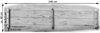 Tischplatte Baumkante Akazie Natur 140 x 40 cm CURTIS 76574203 Bild 2